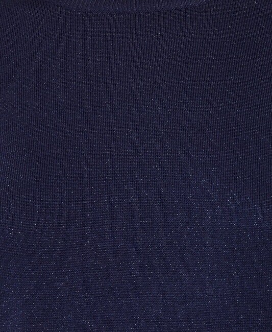 PARANA Cardigan ras du cou en lurex bleu - Chandails pour femmes