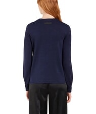 JOHN RICHMOND PARANA Cardigan ras du cou en lurex bleu - Chandails pour femmes - 2