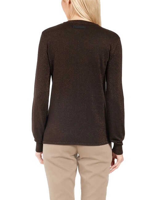 PARANA Cardigan ras du cou en lurex sombre - Chandails pour femmes