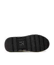 TOMMY HILFIGER CHUNKY FASHION Baskets en cuir noir - Chaussures Femme - 6