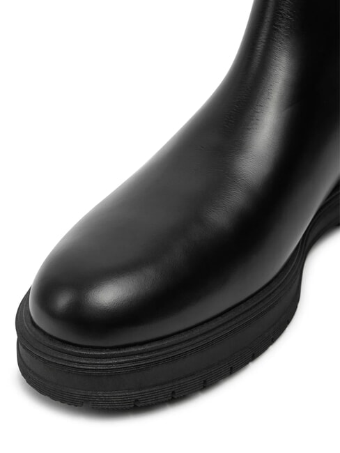 HILFIGER ABRASIV WAR Bottines Chelsea en cuir noir - Chaussures Homme