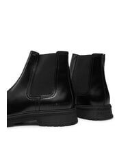 TOMMY HILFIGER HILFIGER ABRASIV WAR Bottines Chelsea en cuir noir - Chaussures Homme - 4