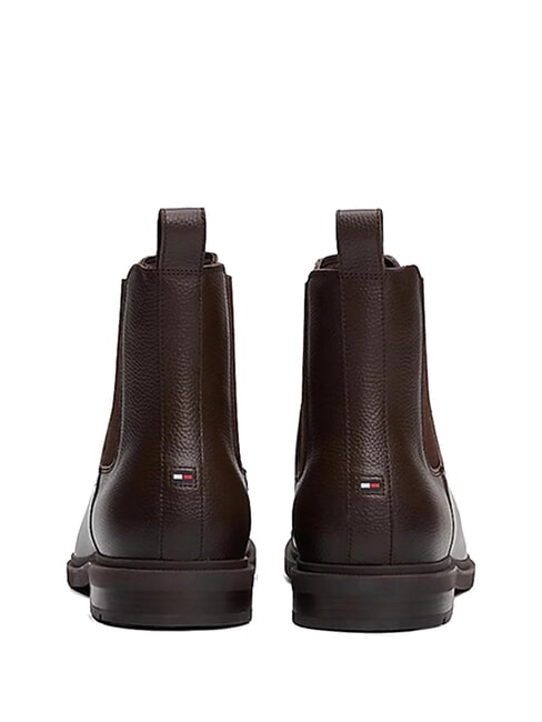 FLEXIBLE HILFIGER Bottines en cuir pour hommes brun - Chaussures Homme