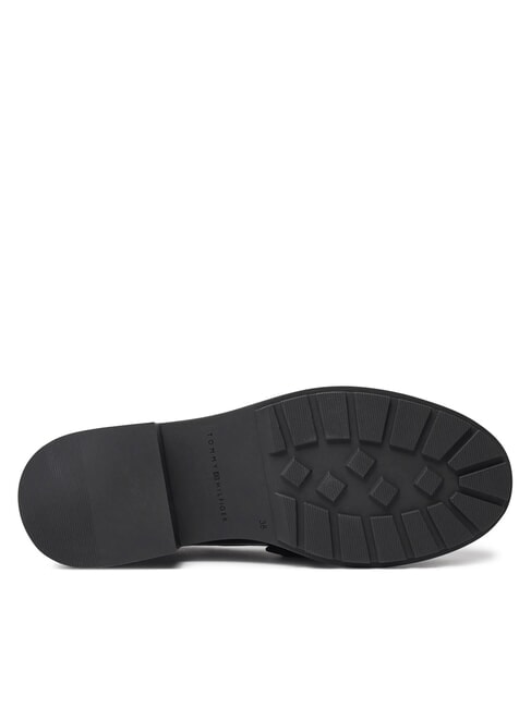 CHUNKY NAUTICAL EYELETS  mocassins en cuir noir - Chaussures Femme