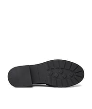 TOMMY HILFIGER CHUNKY NAUTICAL EYELETS  mocassins en cuir noir - Chaussures Femme - 6