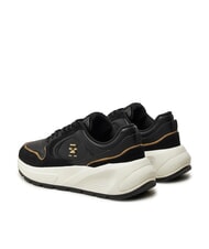TOMMY HILFIGER CHUNKY FASHION Baskets en cuir noir - Chaussures Femme - 5