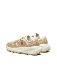 TOMMY HILFIGER CHUNKY FASHION Baskets en cuir rose - Chaussures Femme - 5