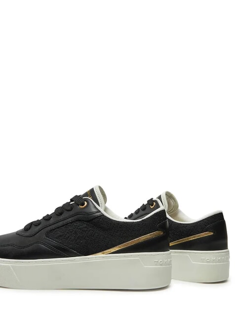 PLATFORM MONOGRAM Baskets montantes en cuir noir - Chaussures Femme