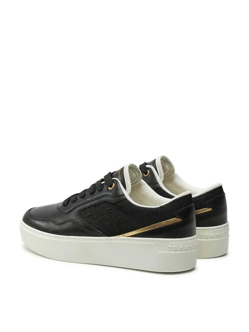 PLATFORM MONOGRAM Baskets montantes en cuir noir - Chaussures Femme