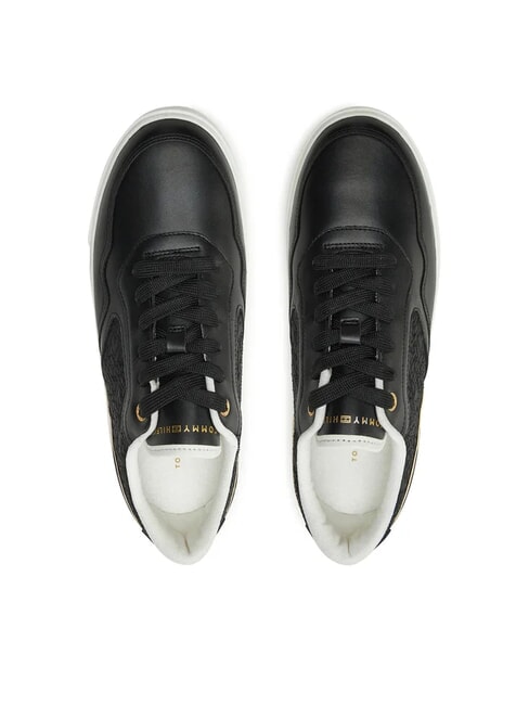PLATFORM MONOGRAM Baskets montantes en cuir noir - Chaussures Femme