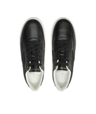 TOMMY HILFIGER PLATFORM MONOGRAM Baskets montantes en cuir noir - Chaussures Femme - 3