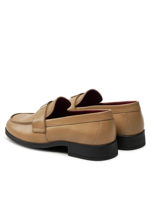 THE LEATHER CLASSIC Mocassins en cuir pour femmes kaki - Chaussures Femme