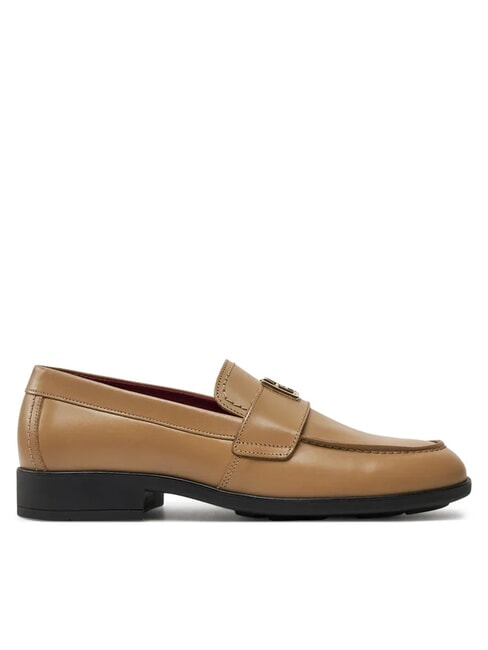 THE LEATHER CLASSIC Mocassins en cuir pour femmes kaki - Chaussures Femme