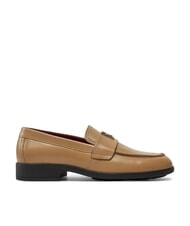 TOMMY HILFIGER THE LEATHER CLASSIC Mocassins en cuir pour femmes - Chaussures Femme
