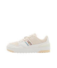TOMMY HILFIGER SUEDE STRIPES BASKET baskets en cuir su&eacute;d&eacute; - Chaussures Femme