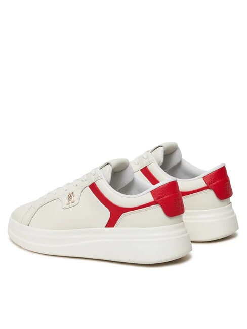 POINTY COURT Baskets en cuir blanc - Chaussures Femme