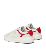 TOMMY HILFIGER POINTY COURT Baskets en cuir blanc - Chaussures Femme - 6