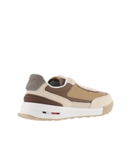 TOMMY HILFIGER RETRO RUNNER baskets en cuir et en tissu beige - Chaussures Homme - 5