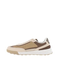 TOMMY HILFIGER RETRO RUNNER baskets en cuir et en tissu beige - Chaussures Homme - 4