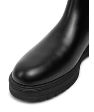 TOMMY HILFIGER HILFIGER ABRASIV WAR Bottines Chelsea en cuir noir - Chaussures Homme - 3