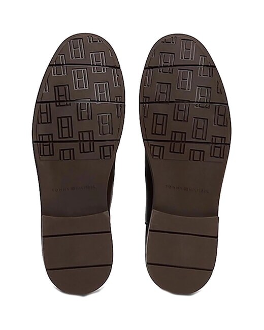 FLEXIBLE HILFIGER Bottines en cuir pour hommes brun - Chaussures Homme