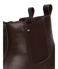 TOMMY HILFIGER FLEXIBLE HILFIGER Bottines en cuir pour hommes brun - Chaussures Homme - 5