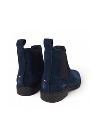 TOMMY HILFIGER FLEXIBLE HILFIGER bottines en daim bleu - Chaussures Homme - 3