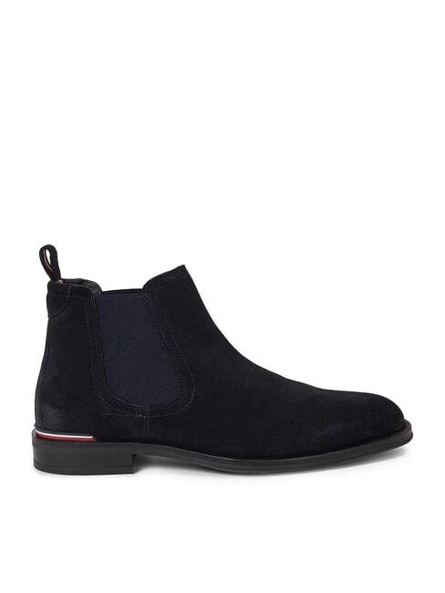 CORE RWB HILFIGER bottines en daim bleu - Chaussures Homme
