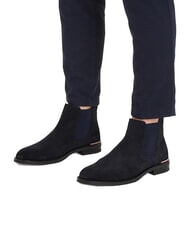 TOMMY HILFIGER CORE RWB HILFIGER bottines en daim bleu - Chaussures Homme - 6