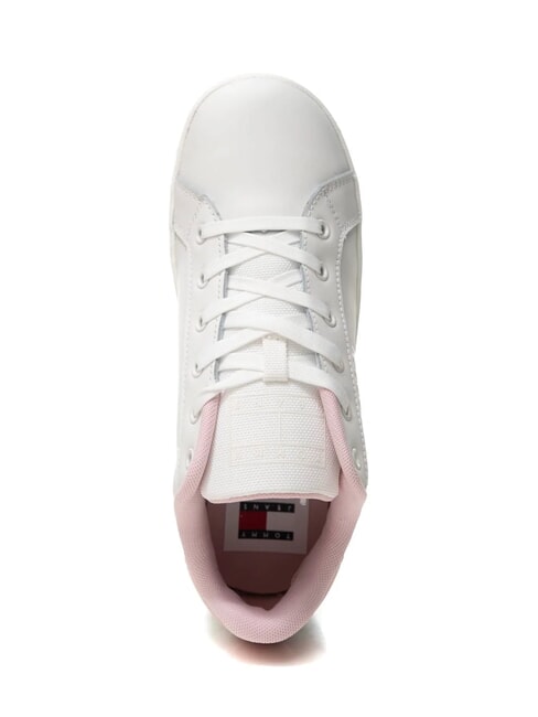 TOMMY JEANS Flatform Baskets hautes rose - Chaussures Femme