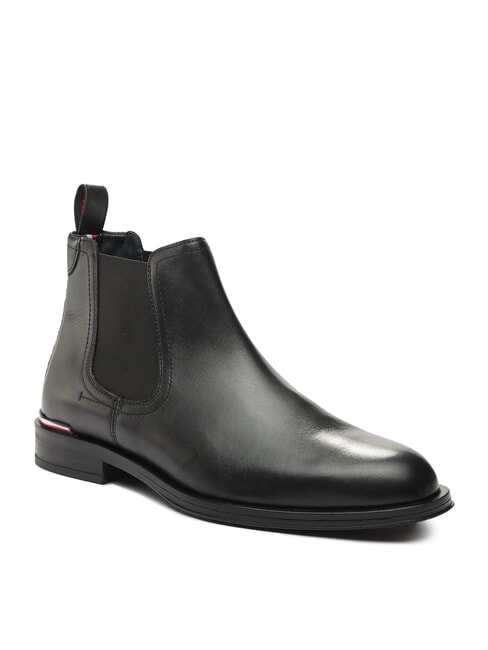 CORE RWB HILFIGER bottines en cuir noir - Chaussures Homme