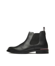 TOMMY HILFIGER CORE RWB HILFIGER bottines en cuir noir - Chaussures Homme - 4