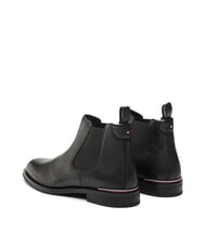 TOMMY HILFIGER CORE RWB HILFIGER bottines en cuir noir - Chaussures Homme - 6