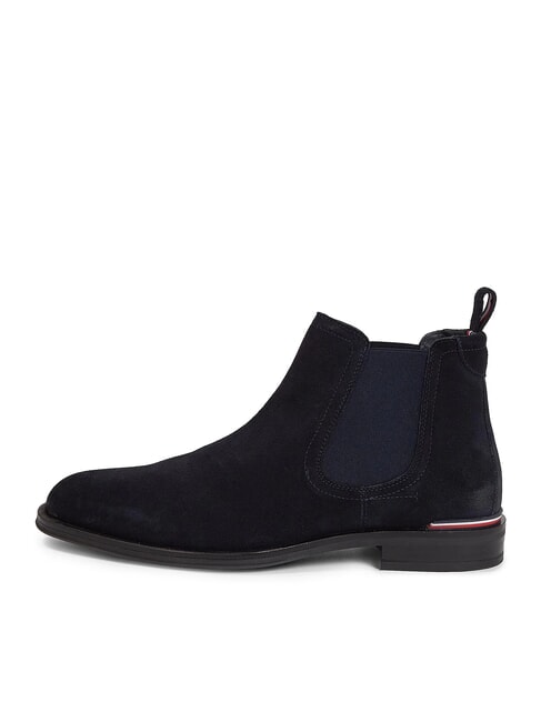 CORE RWB HILFIGER bottines en daim bleu - Chaussures Homme