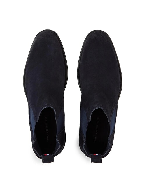 CORE RWB HILFIGER bottines en daim bleu - Chaussures Homme