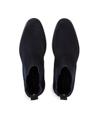 TOMMY HILFIGER CORE RWB HILFIGER bottines en daim bleu - Chaussures Homme - 5