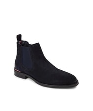 TOMMY HILFIGER CORE RWB HILFIGER bottines en daim bleu - Chaussures Homme - 3