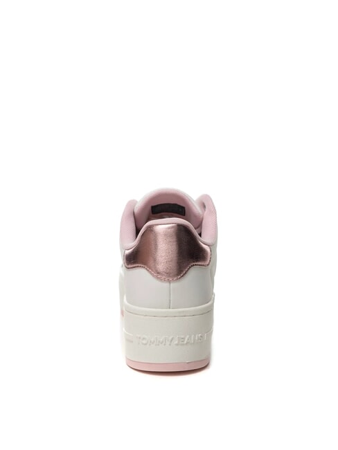 TOMMY JEANS Flatform Baskets hautes rose - Chaussures Femme