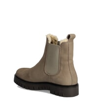 TOMMY HILFIGER TH JEANS bottines en cuir nubuck kaki - Chaussures Femme - 5