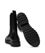 TOMMY HILFIGER TH JEANS bottines en cuir noir - Chaussures Femme - 4