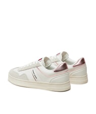TOMMY HILFIGER THE GREENWICH Baskets en cuir rose - Chaussures Femme - 5