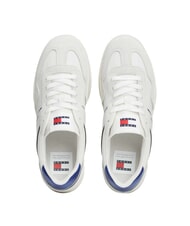 TOMMY HILFIGER THE GREENWICH Baskets en cuir bleu - Chaussures Femme - 4
