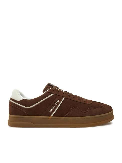 THE GREENWICH baskets en cuir su&eacute;d&eacute; brun - Chaussures Homme
