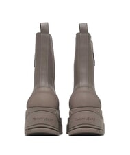 TOMMY HILFIGER TH JEANS  Bottines hautes en cuir gris - Chaussures Femme - 6