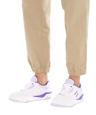 TOMMY HILFIGER TJW NEW BASKET Baskets en cuir violet - Chaussures Femme - 6