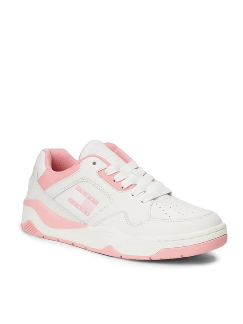 TJW NEW BASKET Baskets en cuir rose - Chaussures Femme