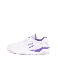 TOMMY HILFIGER TJW NEW BASKET Baskets en cuir violet - Chaussures Femme - 4