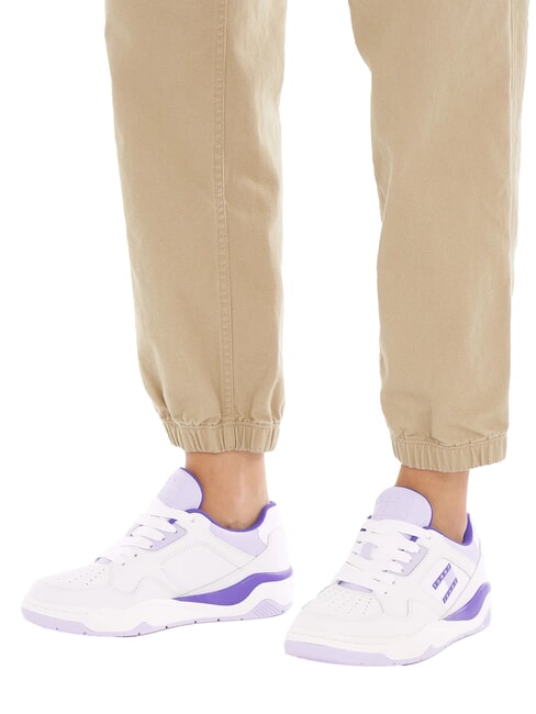 TJW NEW BASKET Baskets en cuir violet - Chaussures Femme