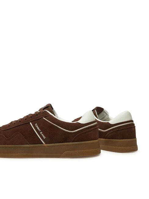 THE GREENWICH baskets en cuir su&eacute;d&eacute; brun - Chaussures Homme