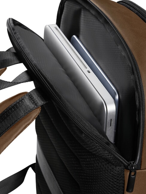 RELYON Sac &agrave; dos pour ordinateur portable 15,6" brun - Sacs &agrave; dos pour l'&Eacute;cole & les Loisirs